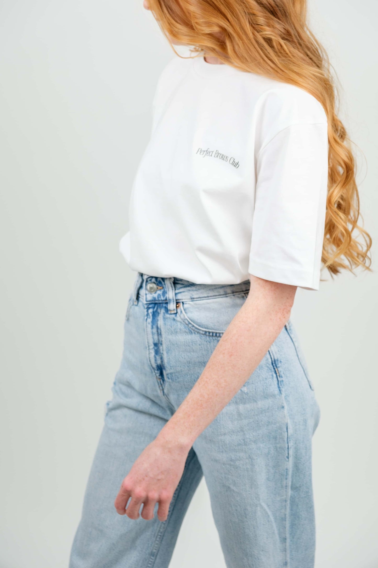 Perfect Brows Club Oversized Tričko