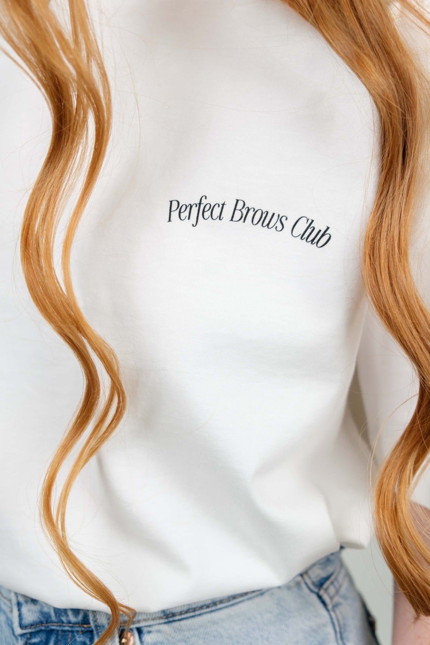 Perfect Brows Club Oversized Tričko