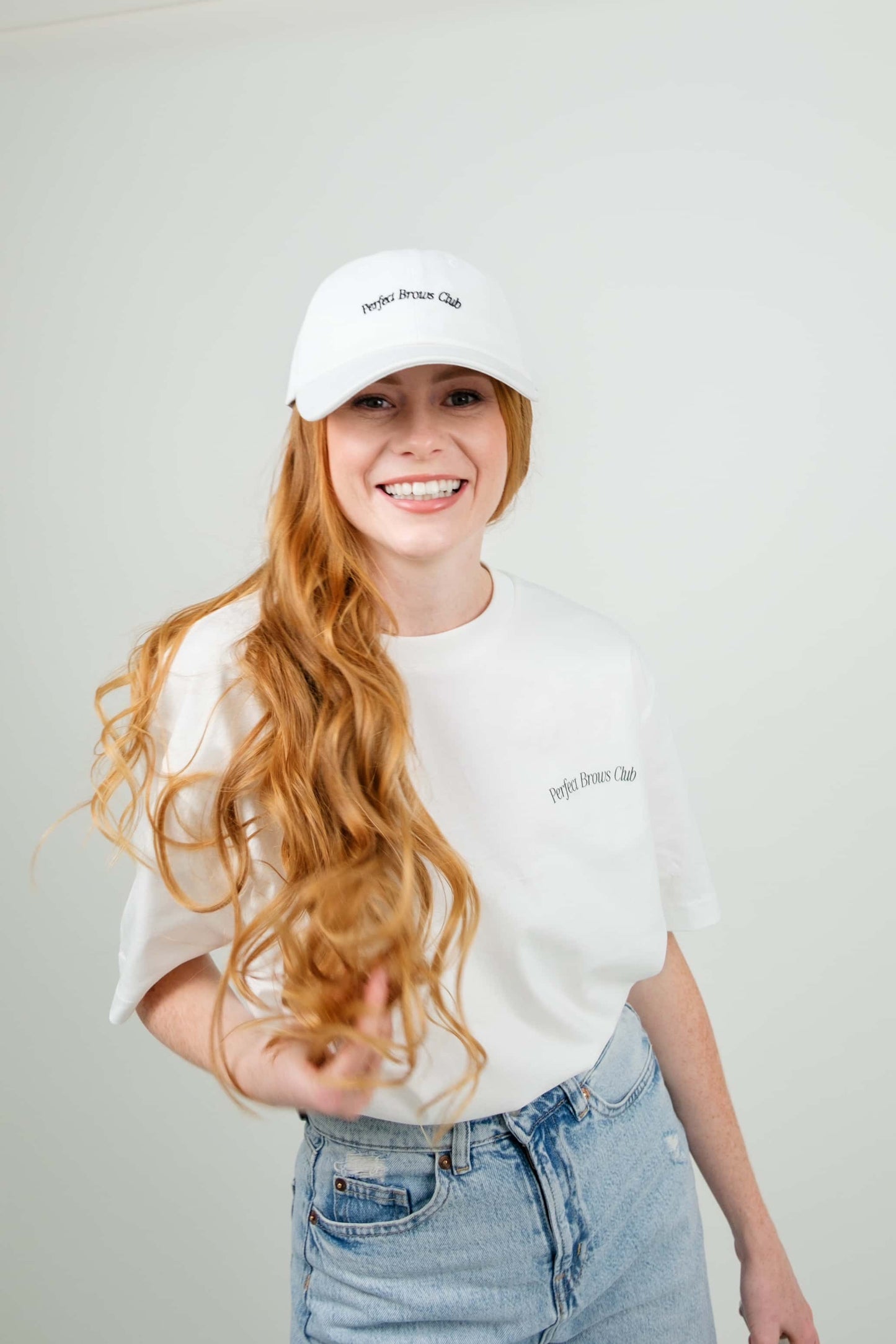 Perfect Brows Club Oversized Tričko
