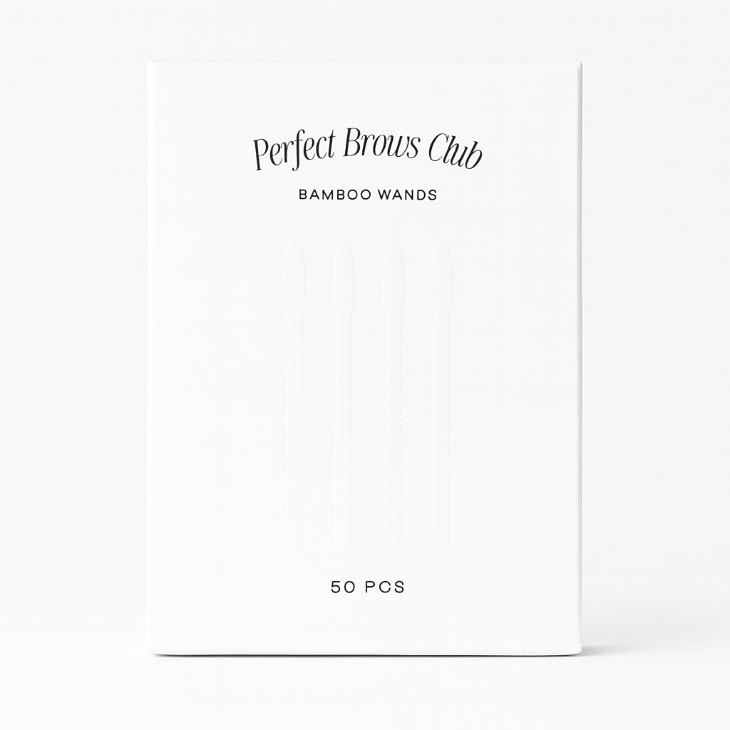 PERFECT BROWS CLUB Bambusové kartáčky 50 KS